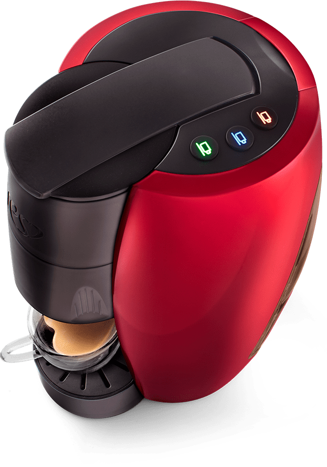 Modelo Vermelha Metálica - Cafeteira TRES - 3 Corações