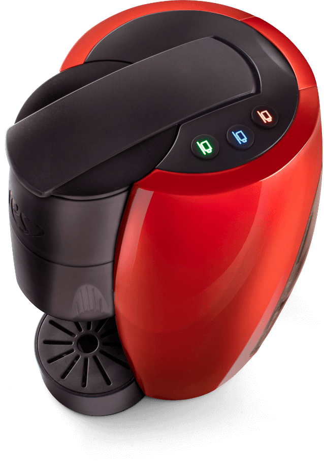 Modelo Vermelha Brilhante - Cafeteira TRES - 3 Corações