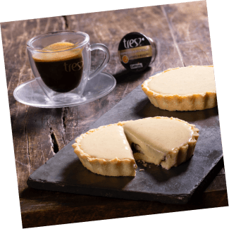 Torta fondant com creme de café - Receita Cafeteira TRES - 3 Corações