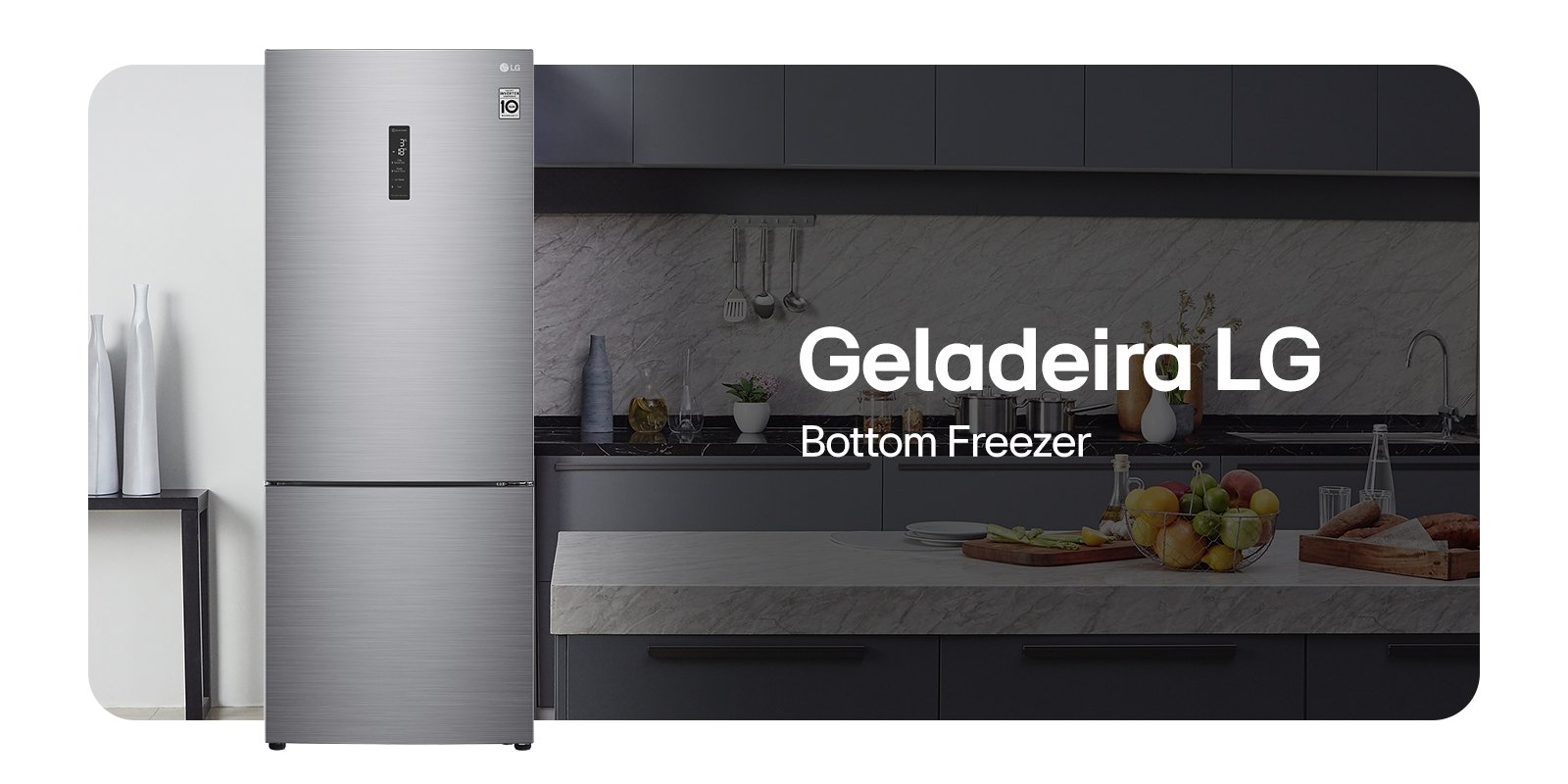 Imagem da Geladeira LG Bottom Freezer