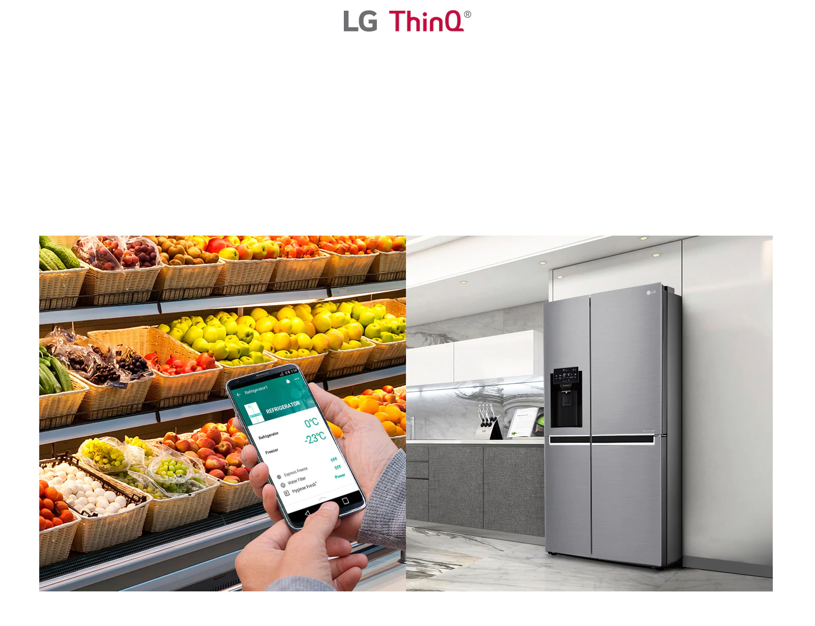 Controle sua geladeira de qualquer lugar