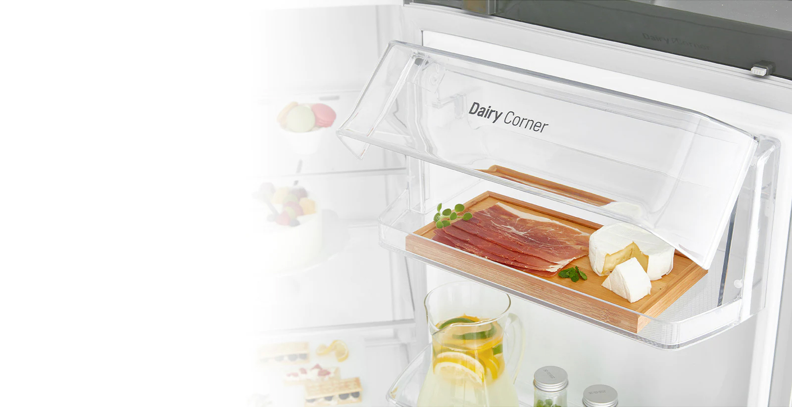 Prateleira com fechamento para itens mais delicados