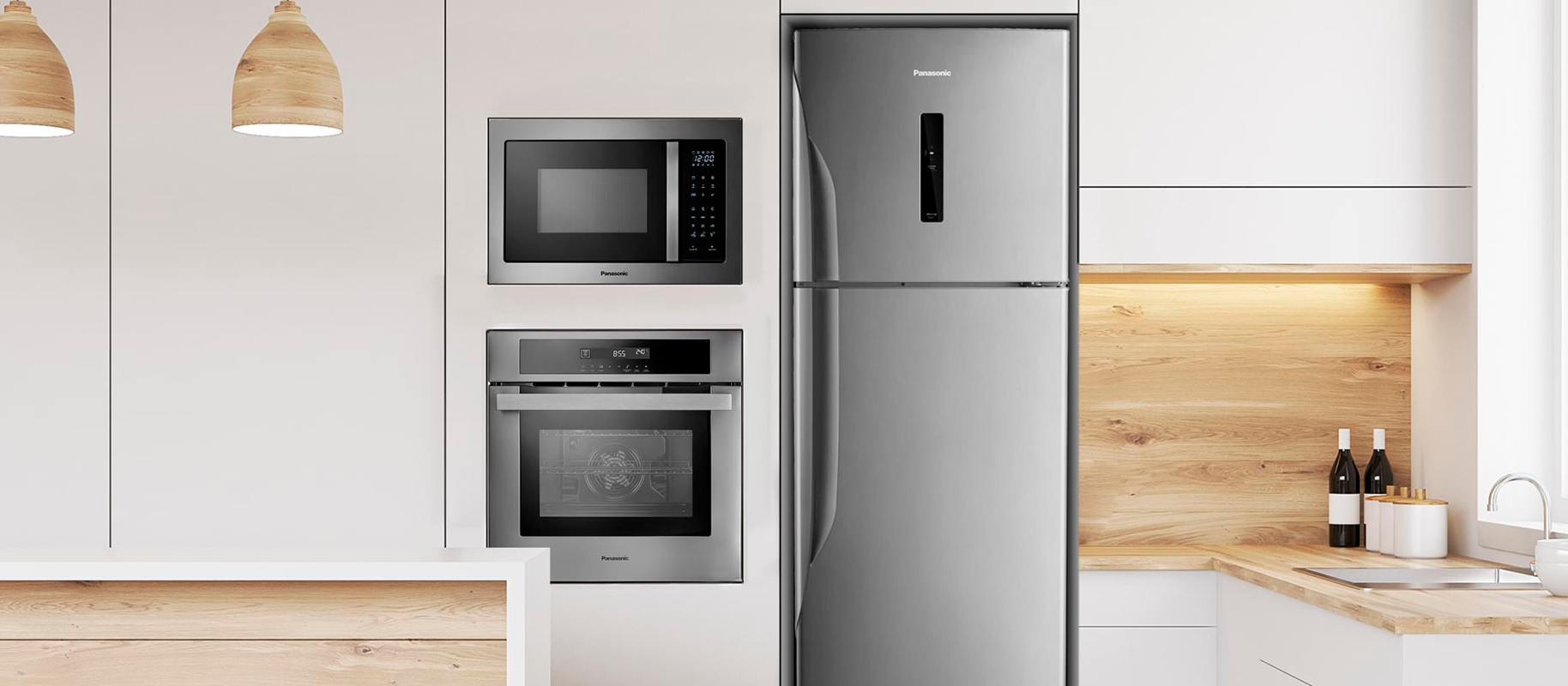 Geladeira Panasonic 2 Portas Frost Free 387 Litros Inox NR